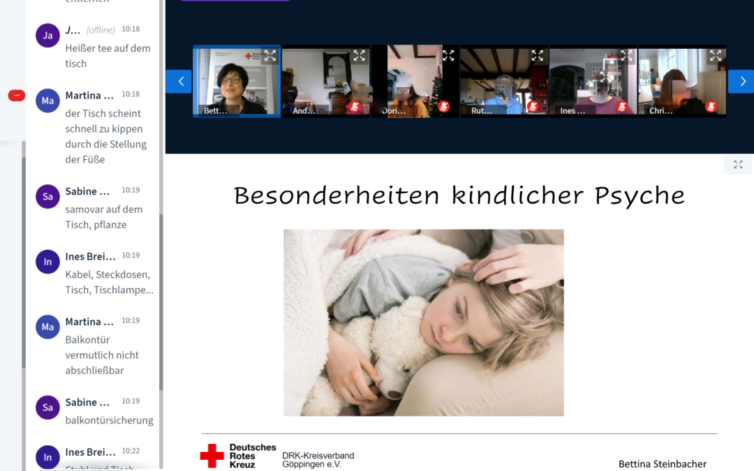 Online-Erste-Hilfe-Kurs am Kind für pädagogische Fachkräfte