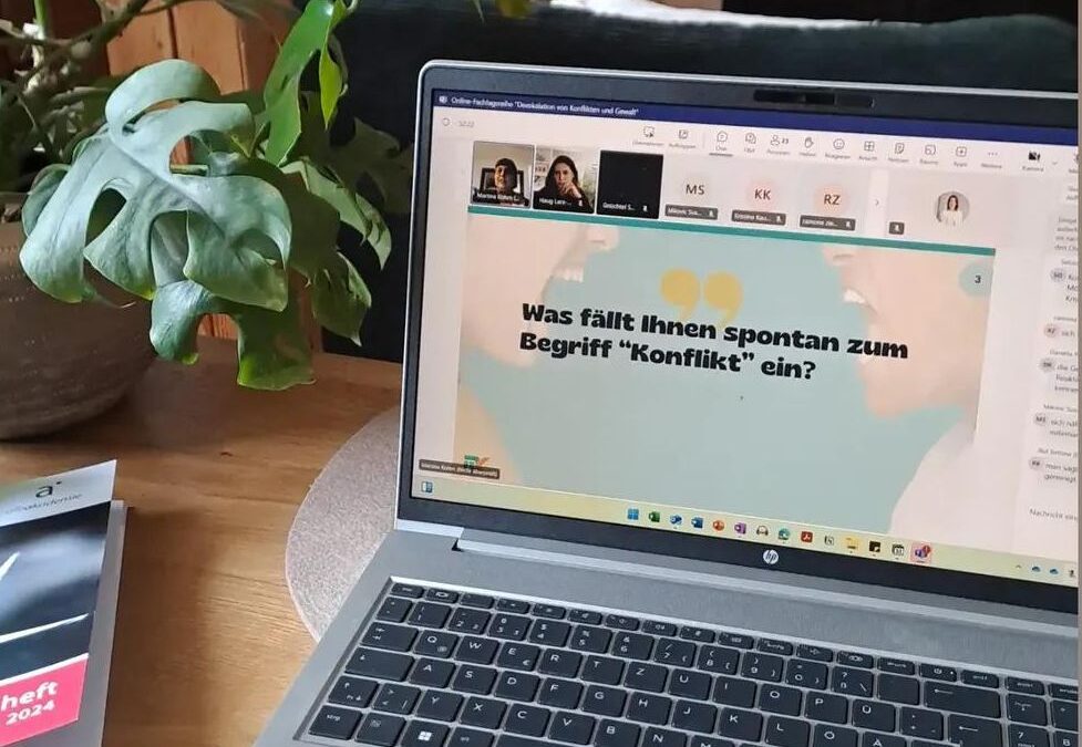 Start der Fachtagsreihe „Deeskalation von Konflikten und Gewalt – (eskalierende) Konflikte lösen“